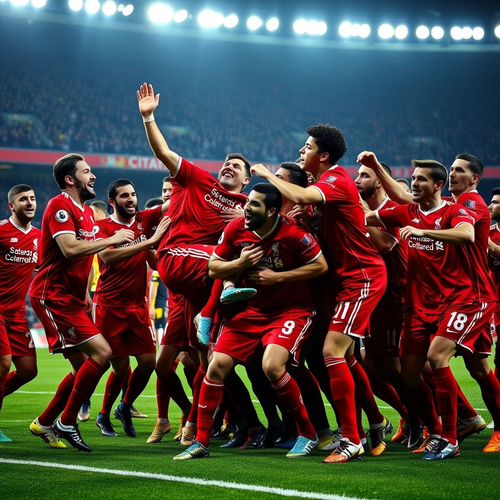 杏彩体育官方登录入口-利物浦逆转战胜拜仁，挺进欧冠八强，红军全队展现团结与斗志